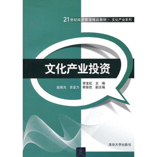 文化产业投资 21世纪经济管理精品教材 文化产业系列